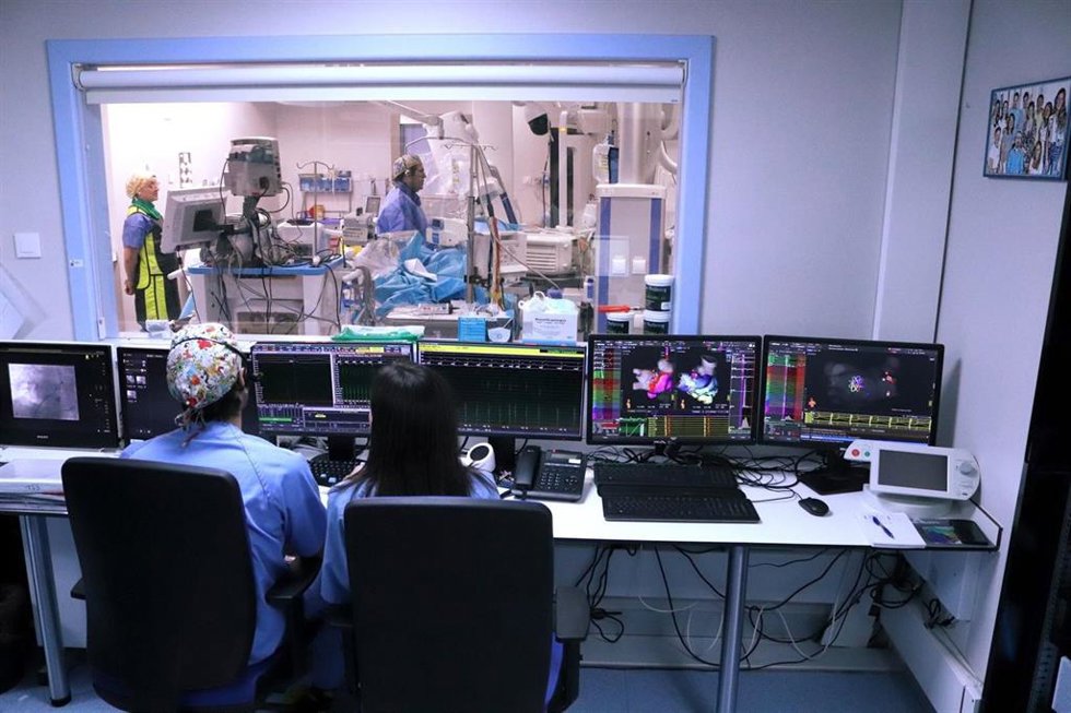 Unidad de Arritmias del Hospital Virgen del Rocío.
