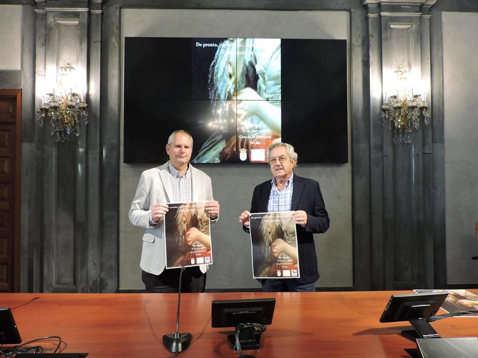 Presentación de una antología de poemas del Ayuntamiento de La Puebla de los Infantes en la Casa de la Provincia.