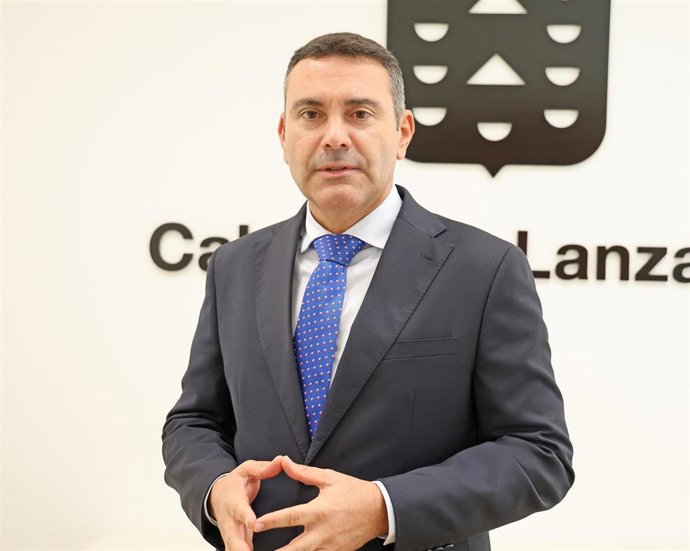 Archivo - El presidente del Cabildo de Lanzarote, Oswaldo Betancort