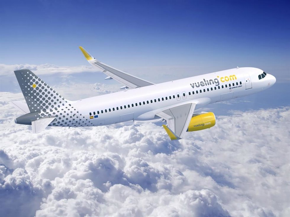 Un avión de Vueling.