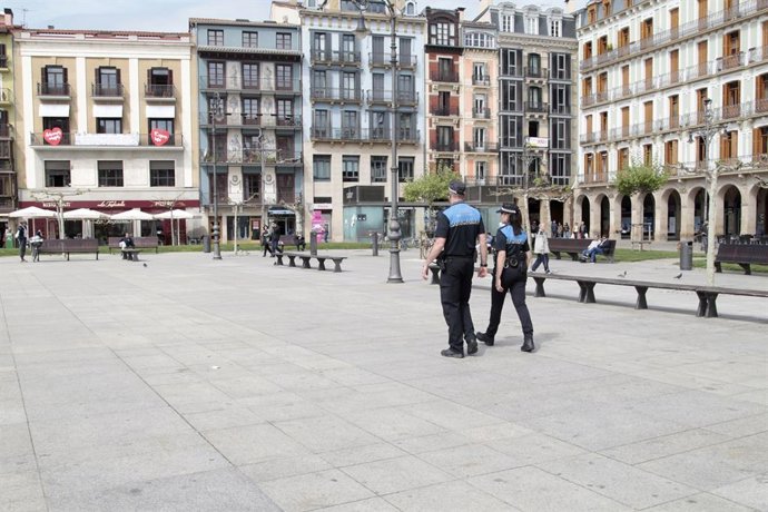 Imagen de una patrulla de Policía Municipal de Pamplona