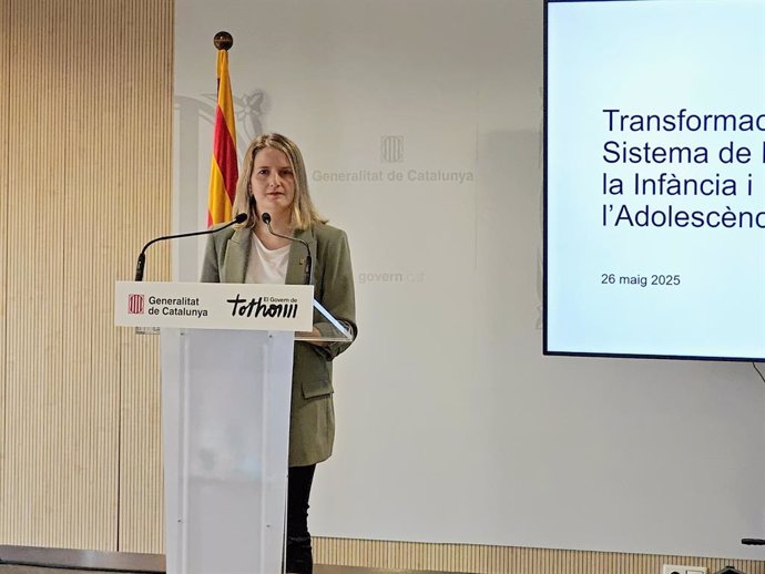 La Consellera de Drets Socials i Inclusió de la Generalitat, Mònica Martínez Bravo