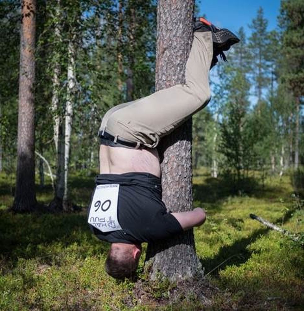 Finlandia acoge el Campeonato Mundial de abrazar árboles