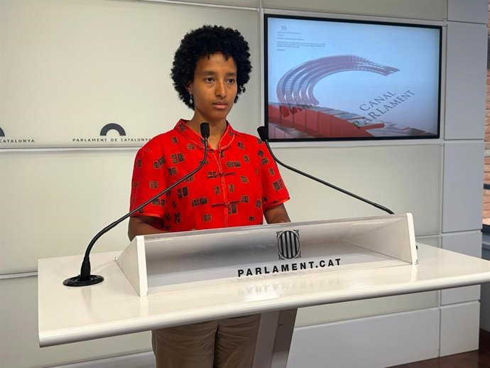 La diputada de Junts en el Parlament Ennatu Domingo