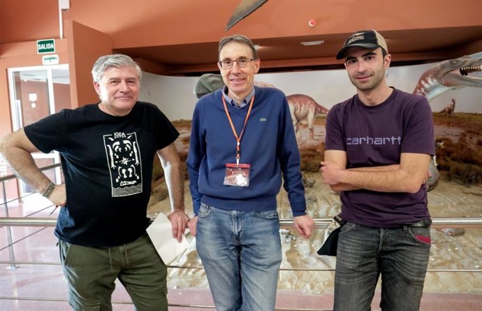 De izquierda a derecha, Patxi Sáez, Xabier Pereda y Erik Isasmendi. Foto Ricard Fabrique.