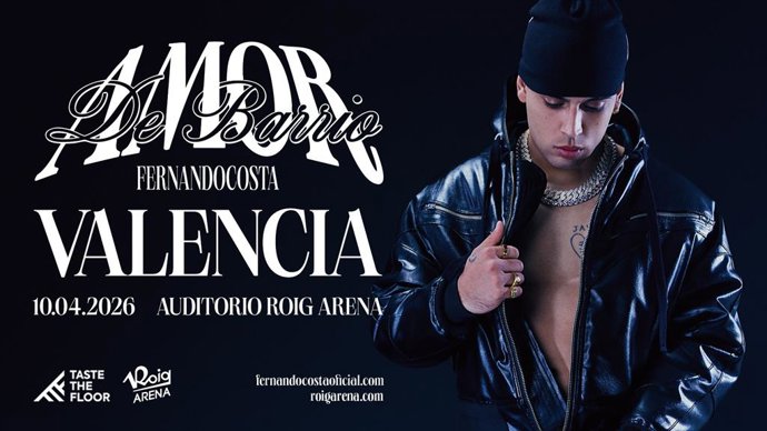 El rapero Fernandocosta actuará en el Roig Arena el 10 de abril 