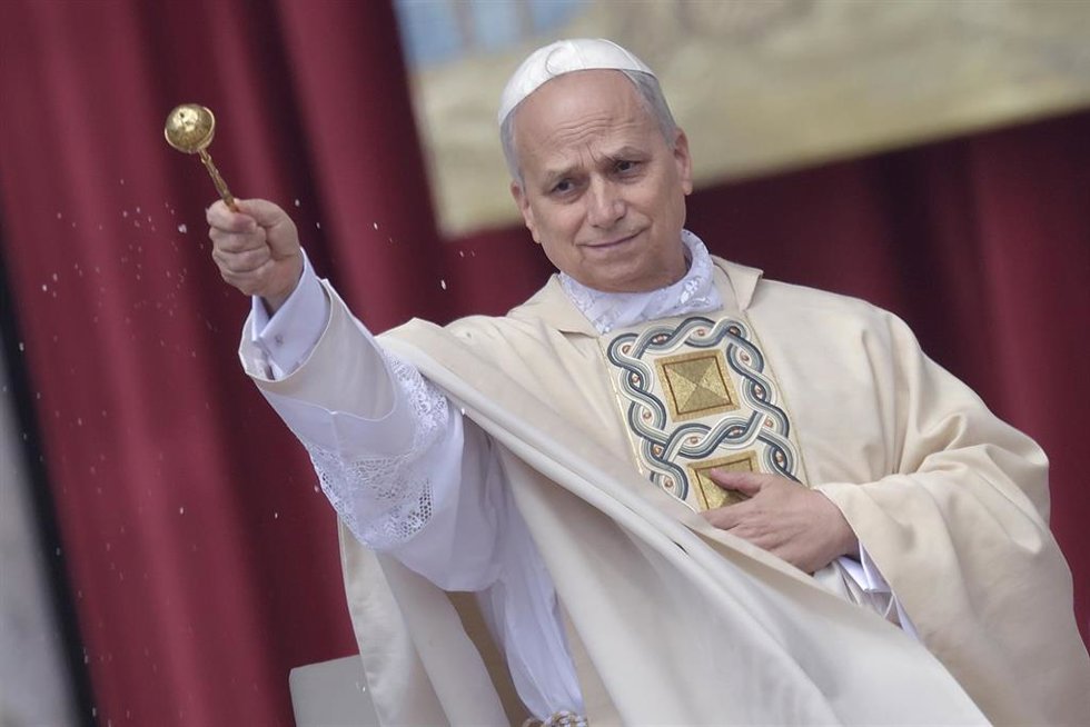 El Papa León XIV durante la misa de inicio de su Pontificado, en la plaza de San Pedro, en la plaza de San Pedro, a 17 de mayo de 2025, en Ciudad del Vaticano.