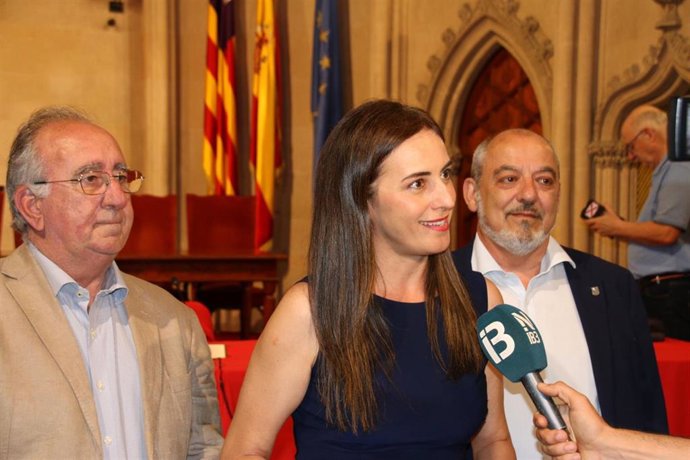 Buades, Ribas y Rodríguez en un acto de Avanza en Libertad.