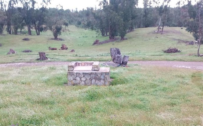 Área recreativa Puerto Cantina, ubicado en el término municipal de Almonaster la Real (Huelva).