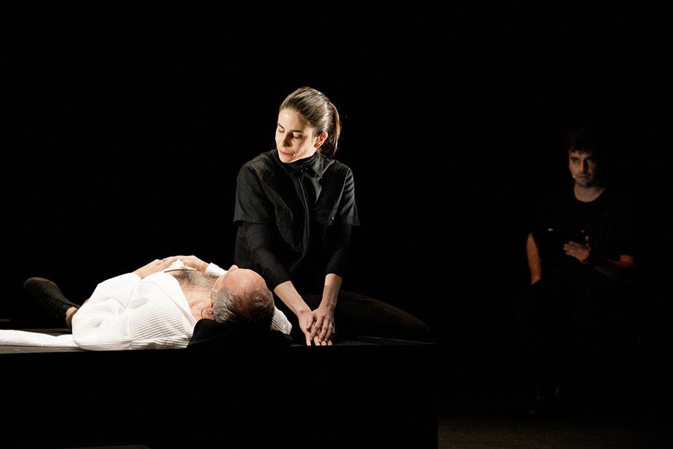 Escena de la obra 'Casting Lear'