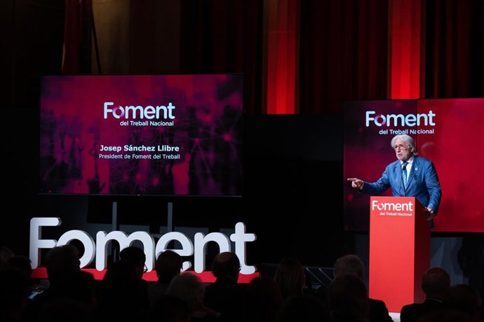 Archivo - El presidente de Foment del Treball, Josep Sánchez Llibre