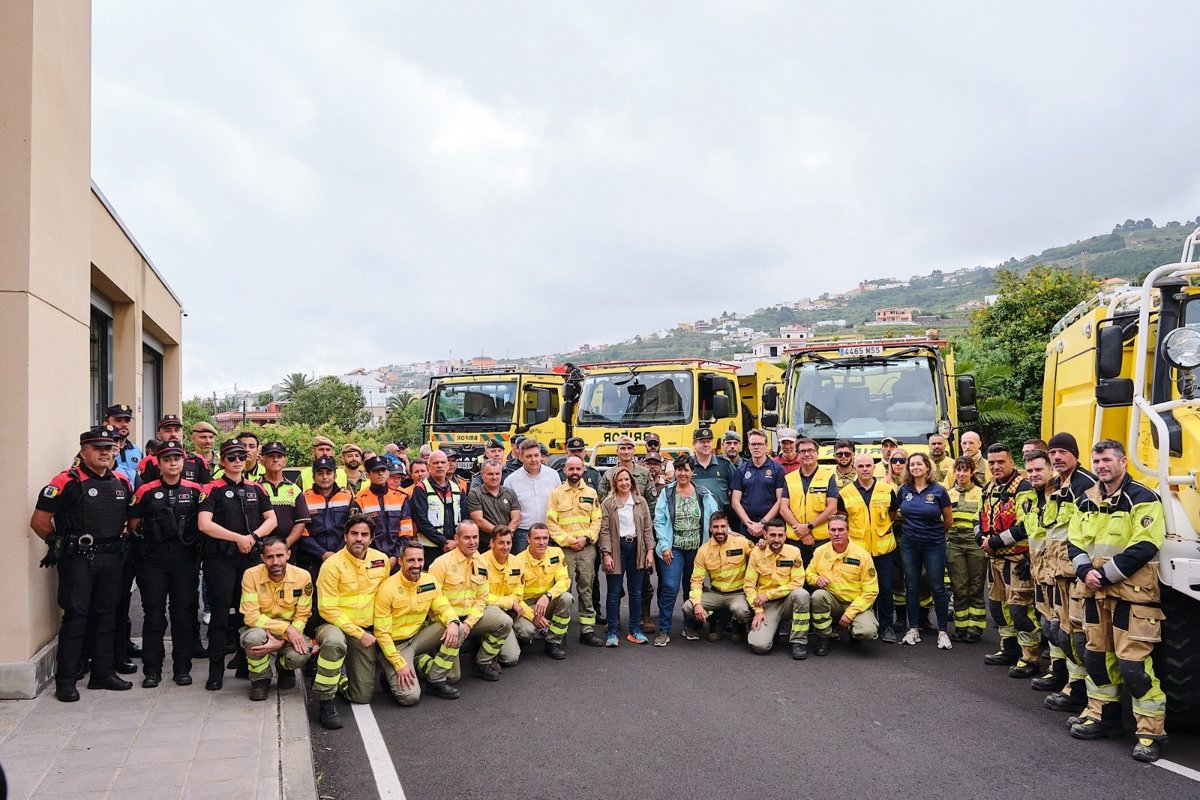 El Cabildo de Tenerife despliega su mayor operativo contra incendios forestales con casi 1.000 efectivos