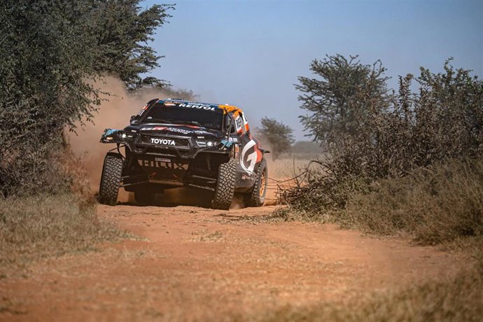 El piloto Henk Lategan, en el Rally de Sudáfrica.