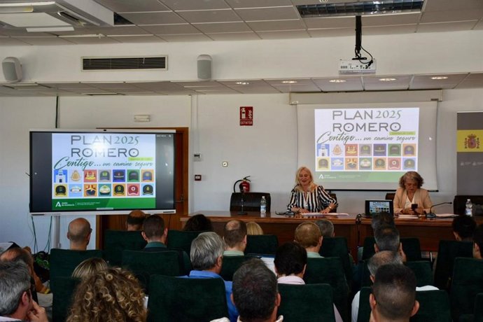 Mercedes Colombo y Blanca Flores en la presentación del dispositivo del Plan Romero.