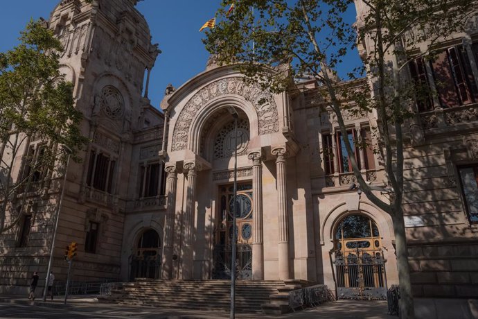 Archivo - Arxiu - Façana del Tribunal Superior de Justícia de Catalunya.