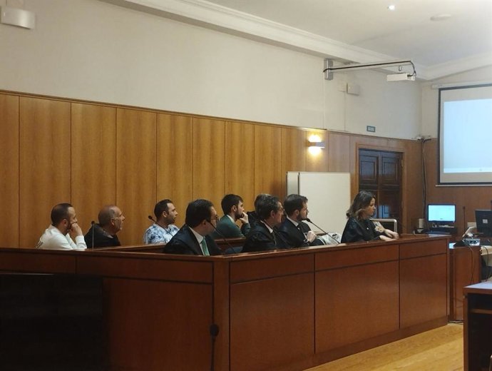 Una imagen del juicio por los insultos a Vinícius Junior en el Valladolid-Real Madrid de 2022