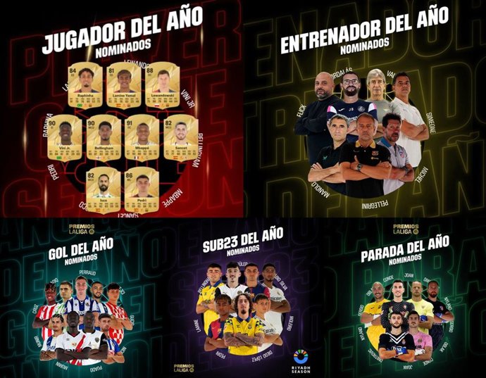 Candidatos a los Premios LaLiga