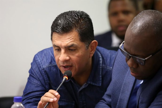 Archivo - Arquivo - 16 de novembro de 2019: Cali, Colômbia, 15 de junho de 2019. Jorge Ivan Ospina, prefeito eleito de Cali, chegou ao Palácio da Justiça para a formulação de acusação pelos supostos crimes de interesse indevido na celebração de contratos 
