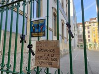 Los sindicatos cifran en un 96% el seguimiento de la huelga en Infantil y Primaria en Asturias