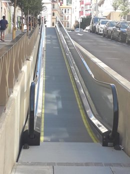 Archivo - Rampas mecánicas de Lope de Vega 