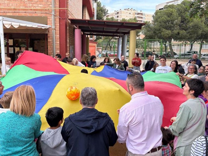 Días de las familias en el Colegio de Educación Especial Ángel Riviére de Zaragoza.