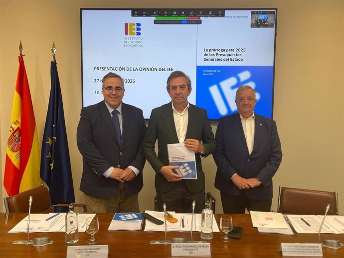 El IEE advierte de que la falta de presupuestos afecta la credibilidad de la política fiscal.