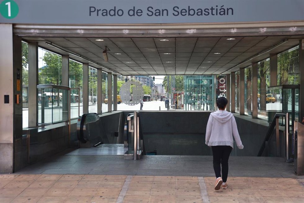 Estación de metro del Prado, en una imagen reciente. 