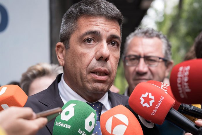 El president de la Comunitat Valenciana, Carlos Mazón.