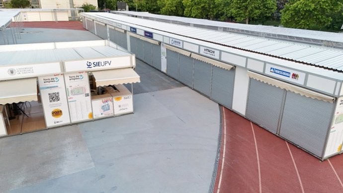 Todo preparado para la Feria de Empleo UPV
