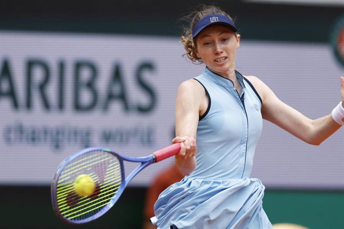 La tenista española Cristina Bucsa en Roland Garros.