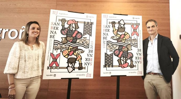 Lázaro y Sainz, en la presentación del programa y del cartel de San Bernabé 2025