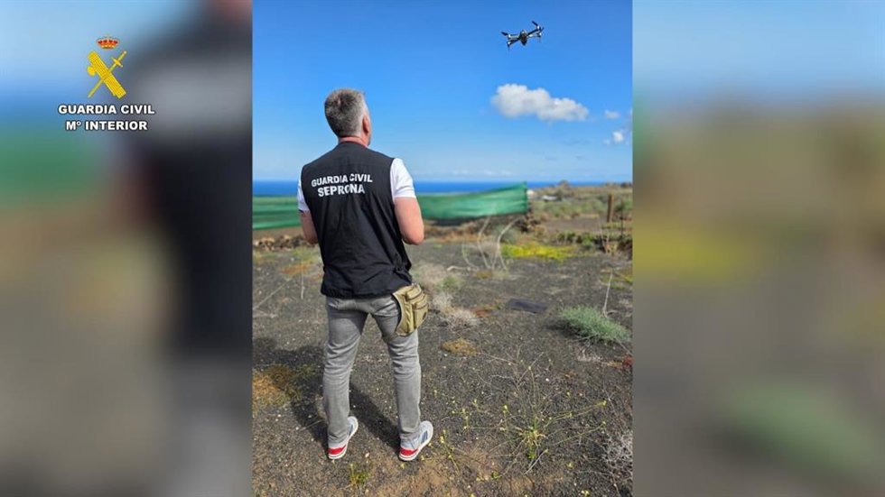 Agente de la Guardia Civil, Seprona, en Lanzarote