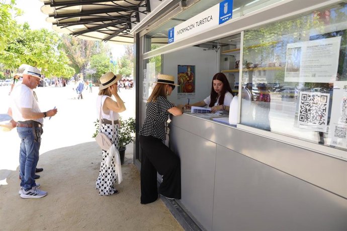 Punto de Información Turística en la Feria de Jerez.