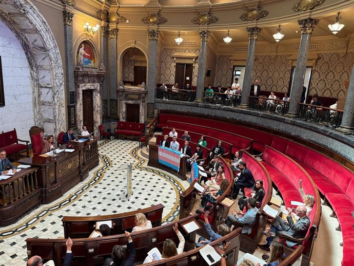 Votación de la moción del PSPV sobre lgtbifobia en el pleno municipal