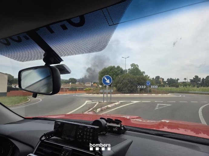 Un vehículo de Bombers de la Generalitat