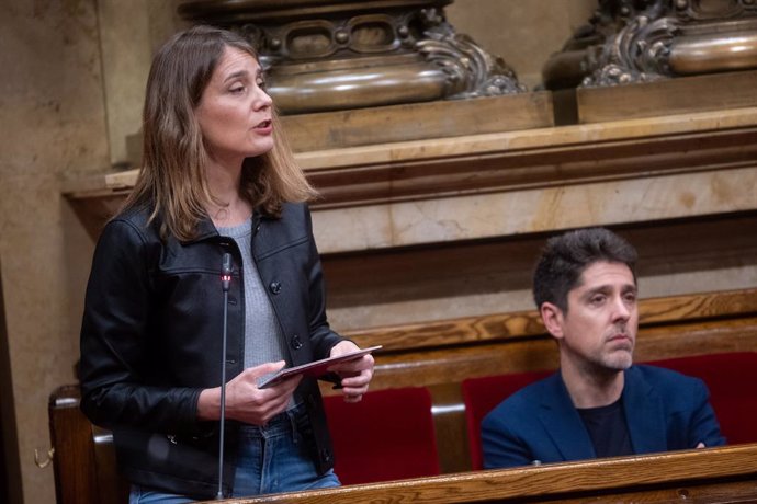 La líder dels Comuns i diputada al Parlament de Catalunya, Jéssica Albiach