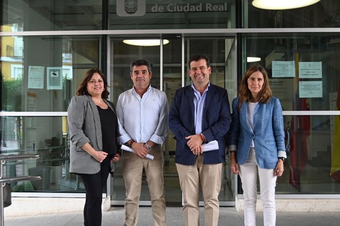 Los ediles de Vox en Ciudad Real.