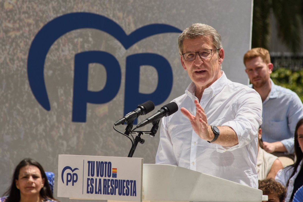 Feijóo abrirá el viernes en Valladolid su campaña para ser reelegido presidente del PP