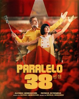 Cartel de la obra ‘Paralelo 38’, protagonizada por Patricia Estremera y Alfonso Mendiguchía.