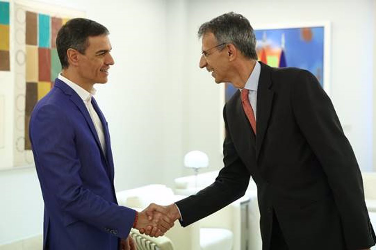 Sánchez analiza con el consejero delegado de InnoEnergy sus proyectos e inversiones en renovables en España