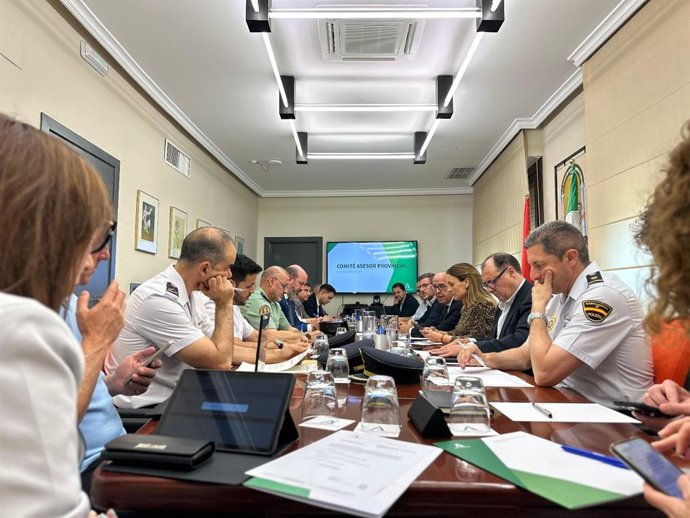 Reunión del Comité Asesor del Plan Infoca en la provincia de Jaén.