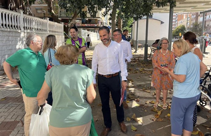 El portavoz municipal del PSOE, Daniel Pérez.
