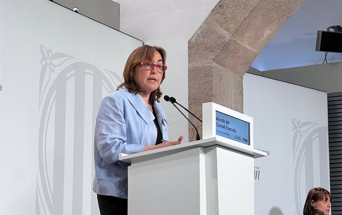 La consellera de Territori, Habitatge i Transició Ecològica i portaveu de la Generalitat, Sílvia Paneque