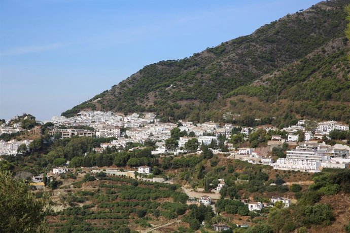 Imagen de la sierra de Mijas.