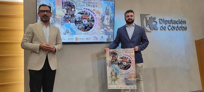 Romero y Granados, en la presentación de la XX Feria de Turismo Rural y la II Edición de 'Los Pedroches Punto de Encuentro'.