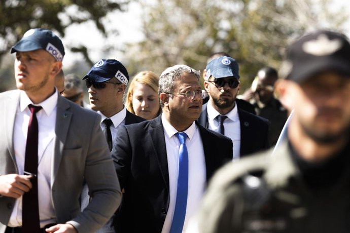 Archivo - Arquivo - Ministro da Segurança Nacional de Israel, Itamar Ben Gvir