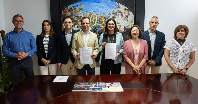 Firma de un convenio de colaboración para la creación de la Cátedra GTA de Economía Circular y Sostenibilidad.