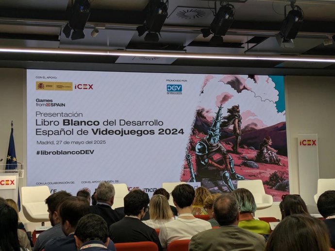 Evento de apresentação do Libro Blanco del Videojuego Español (Livro Branco do Videogame Espanhol)