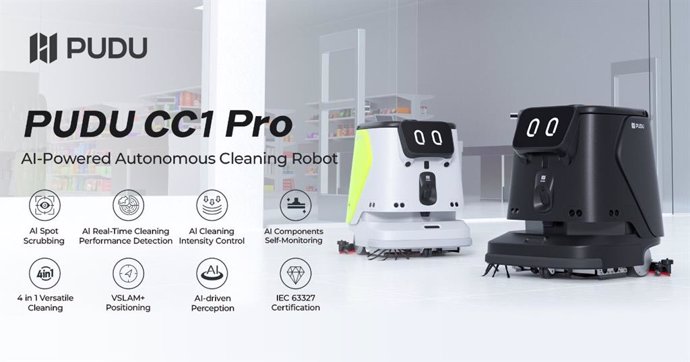PUDU CC1 Pro: AI-Powered Autonomous Cleaning Robot