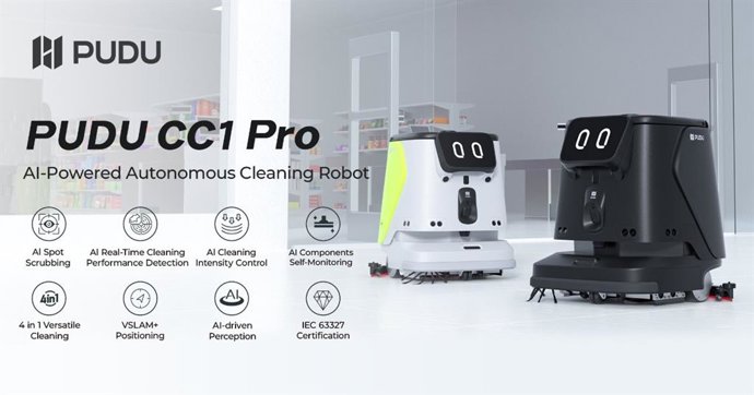 PUDU CC1 Pro: AI-Powered Autonomous Cleaning Robot